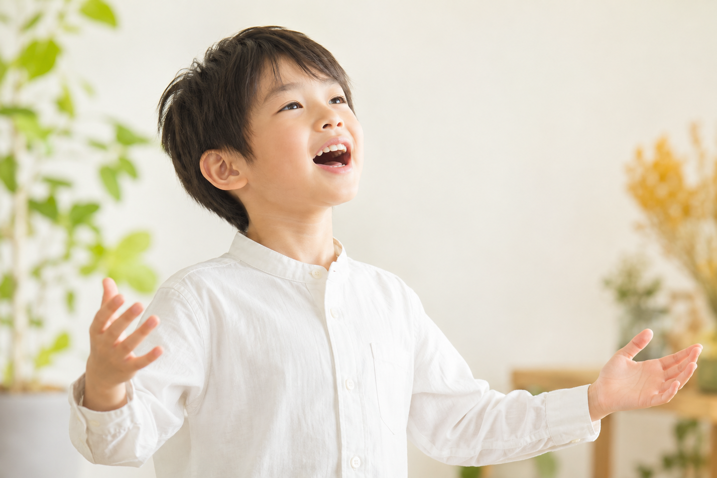 歌を楽しむこどものイメージ